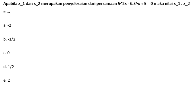 1. Contoh Soal Eksponen Kelas 10 1