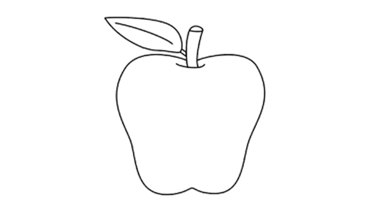 2. Gambar Mewarnai Anak TK Beserta Contohnya Apel