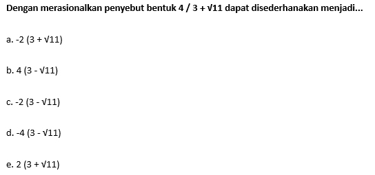 2. Contoh Soal Eksponen Kelas 10 2