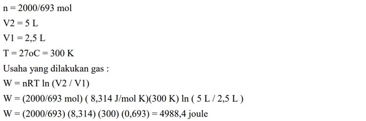 Contoh Soal Termodinamika SMA K13 3