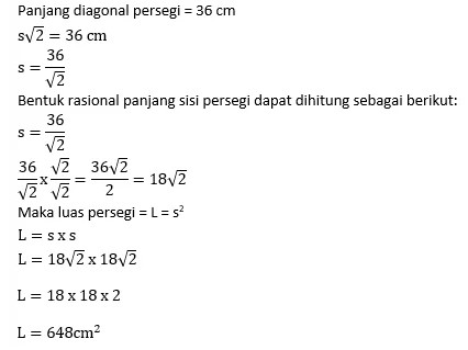 Contoh Soal Bilangan Berpangkat dan Bentuk Akar Kelas 10