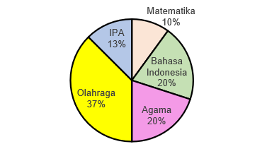 hasil diagram lingkaran