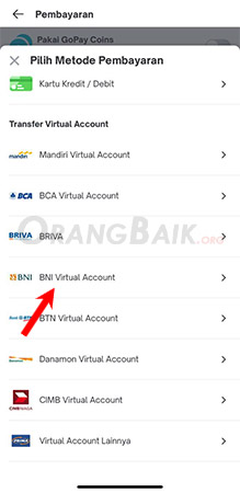 virtual account m tix bni